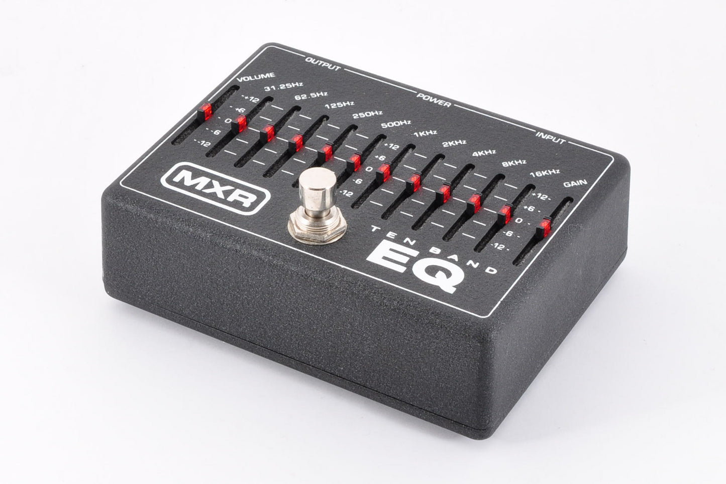 Mxr M108M 10 Band EQ Equalizer Guitar Effects Pedal w/18v Adapter Used From Japan