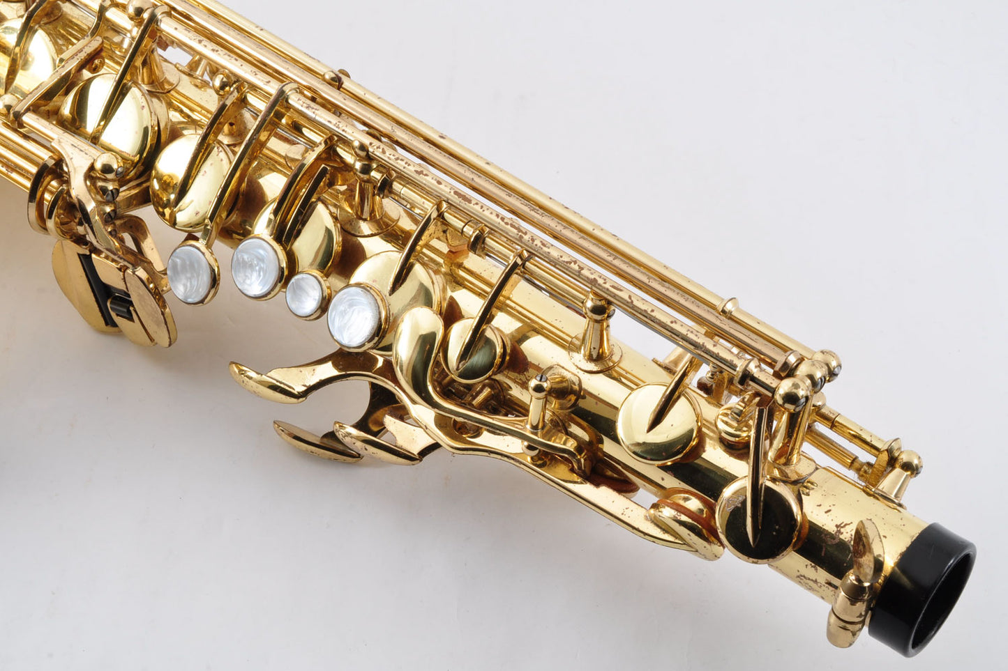Yamaha YAS-32 Alto Saxophone Purple Logo Made In Japan Eb Key Used From Japan #015010