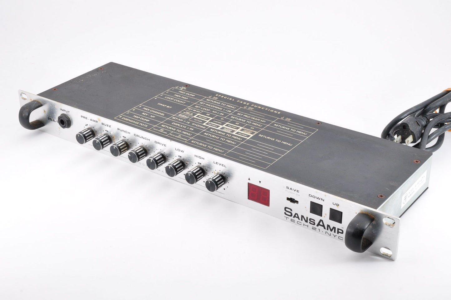 Tech21 NYC PSA-1 SansAmp Model Preamp 1U Rackmount Made In U.S.A. Tested Used From Japan #82279