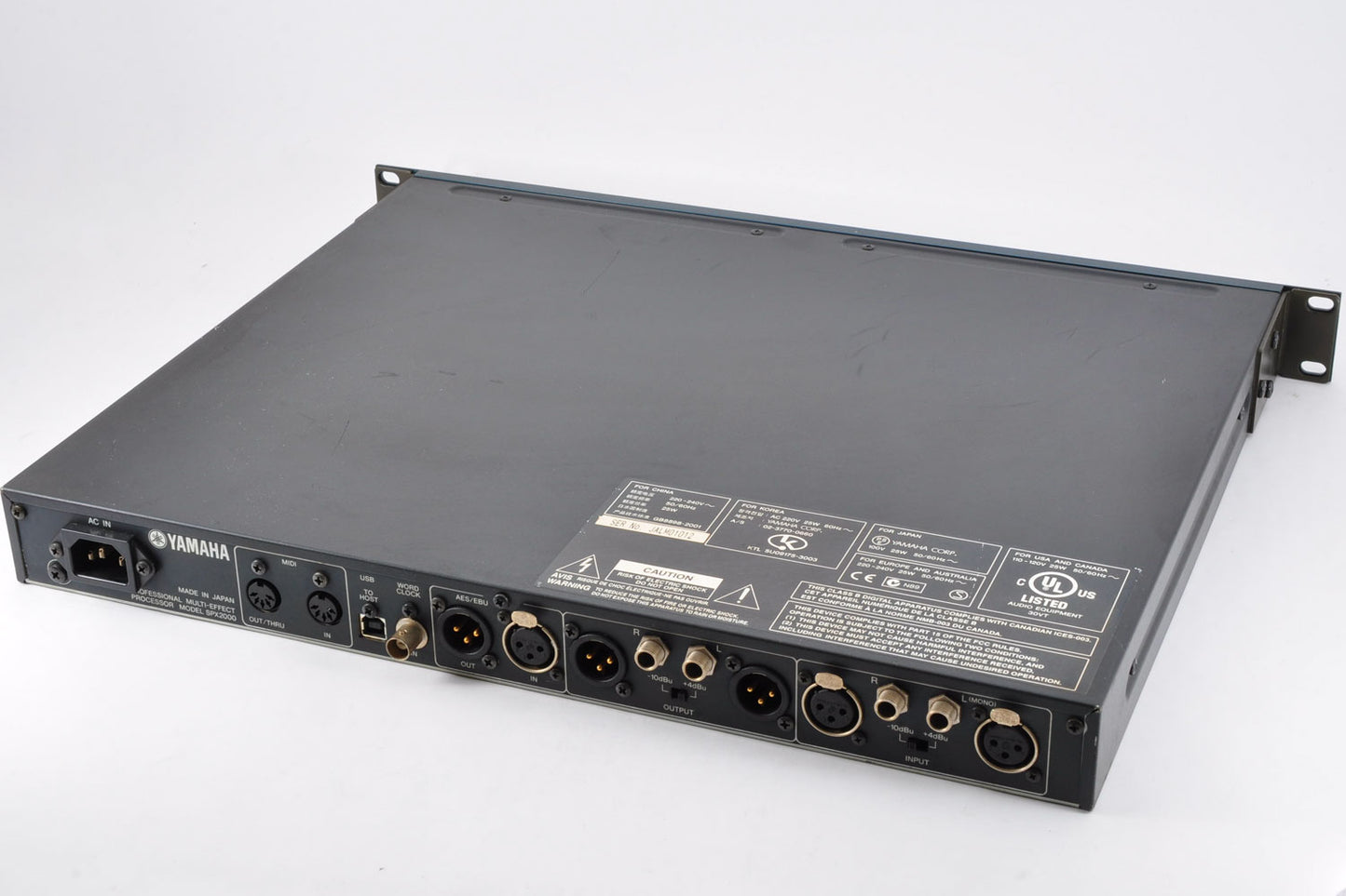 Yamaha SPX2000 Professional Digital Multi Effects Processor Made In Japan Used From Japan #JAL01012