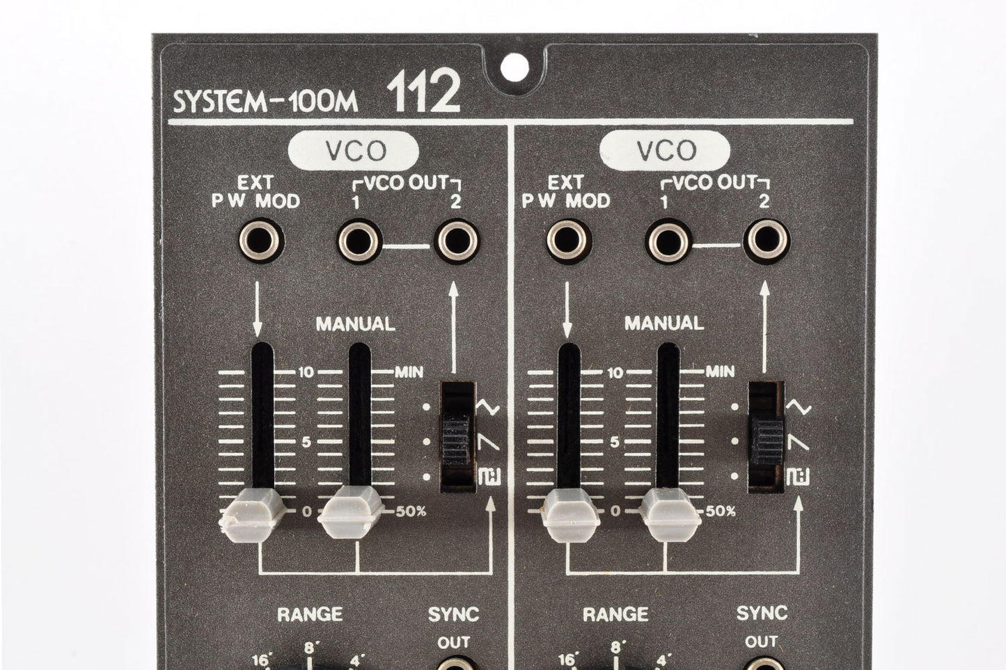 Roland SYSTEM-100M Model 112 Dual VCO Modular Analog Synthesizer w/8pin Cable Used From Japan