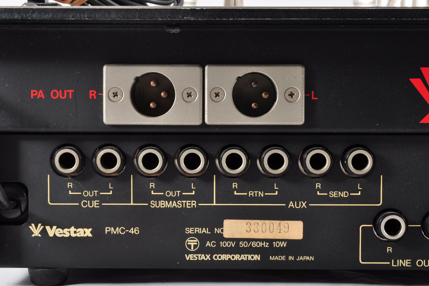 Vestax PMC46 House Version Rotary MIxer Made In Japan Tested Working Used From Japan #330049