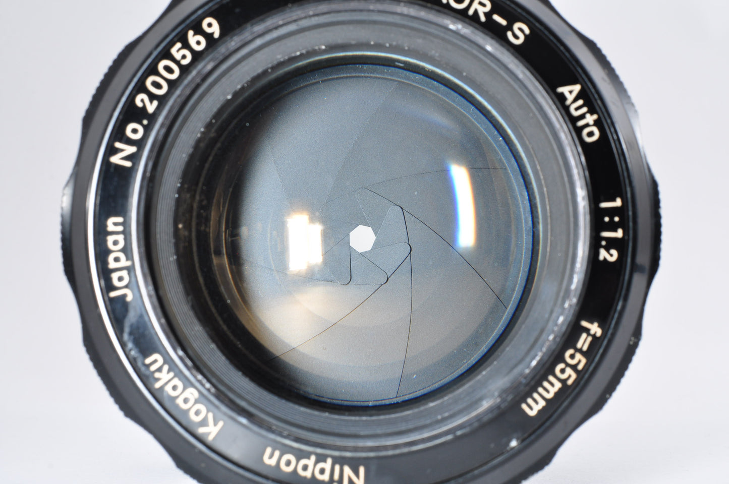 Nikon Non Ai Nikkor-S Auto 55mm f1.2 Maintained Tested standard Prime Lens From Japan #200569