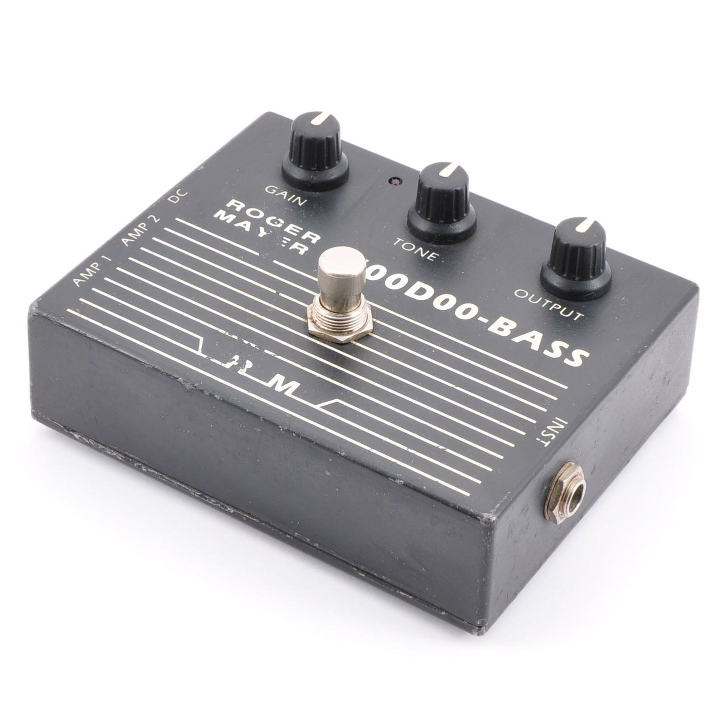Roger Mayer Voodoo Bass Distortion Active Splitter LM308N Effect Pedal Used From Japan