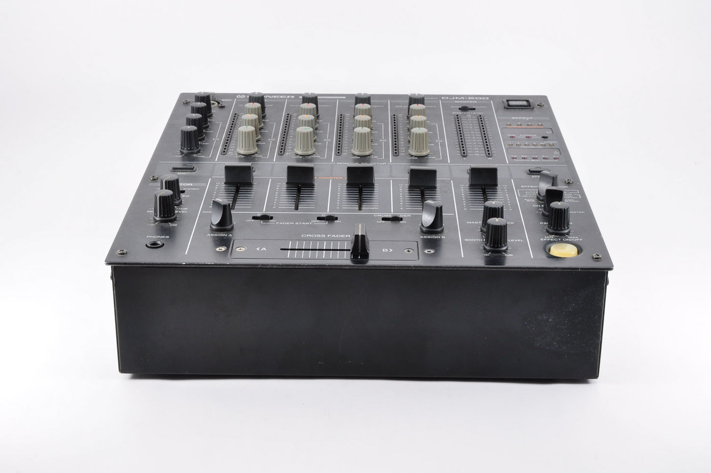 Pioneer DJM-500 Professional 4-Channel DJ Mixer Built-in Effects Working Used From Japan #RC1005893YE