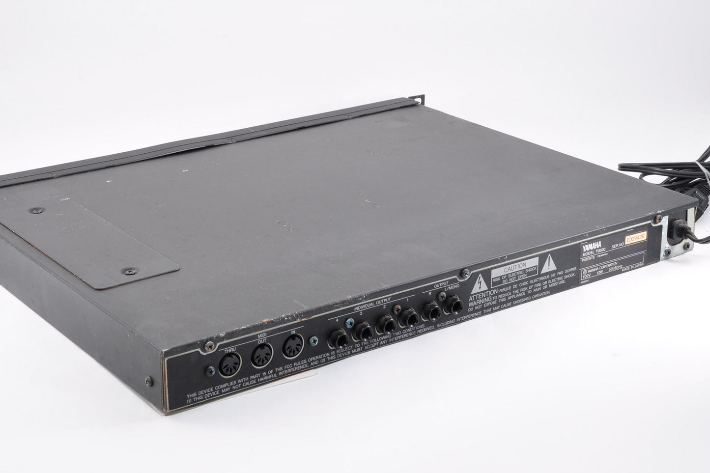 Yamaha TG500 Tone Generator 1U Rack Mount Synthesizer Made In Japan Used From Japan #IO02478