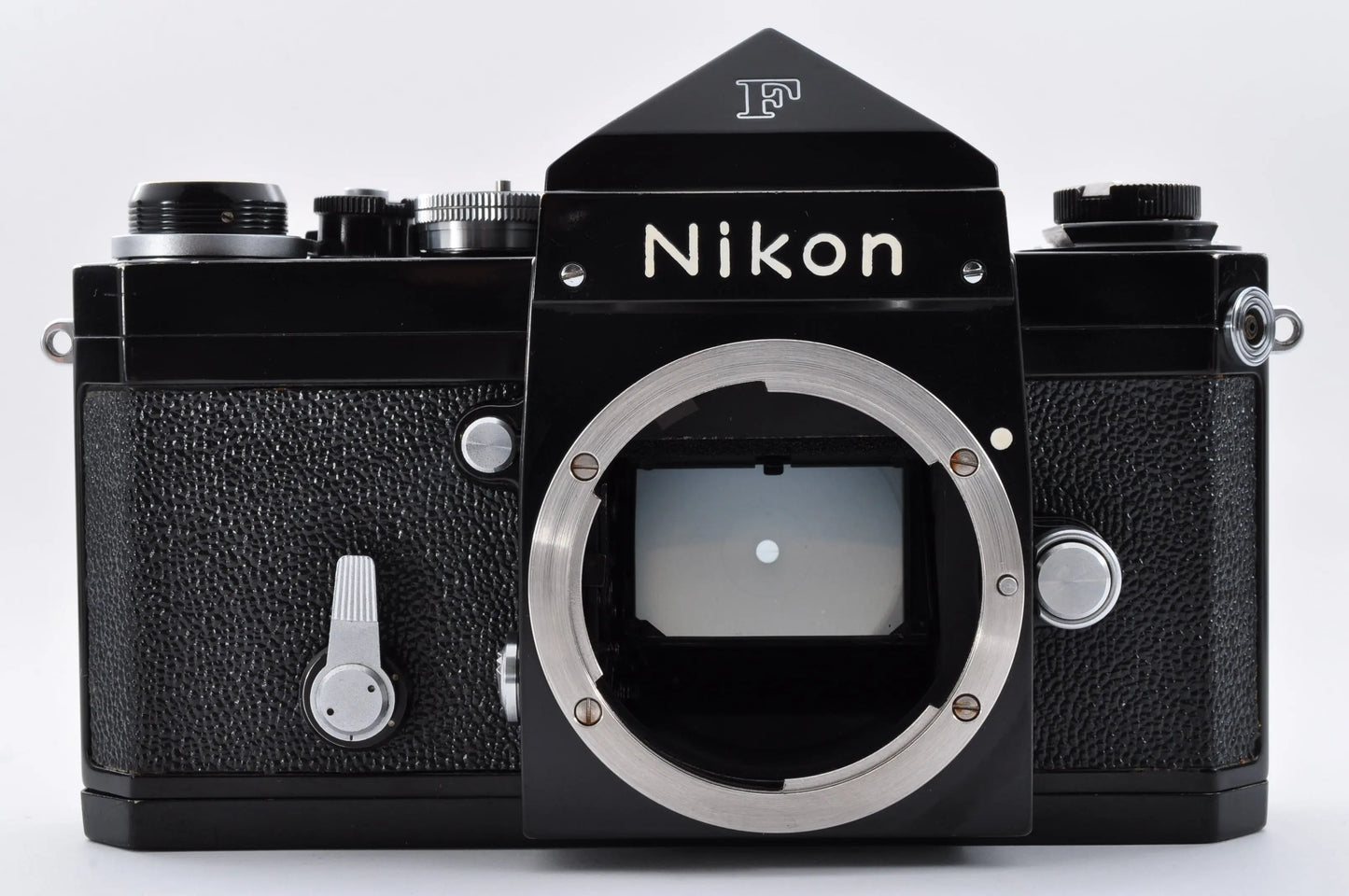 Nikon F Eye Level Black Early Model Mt Fuji Mark 35mm SLR Film Camera From Japan #6523350