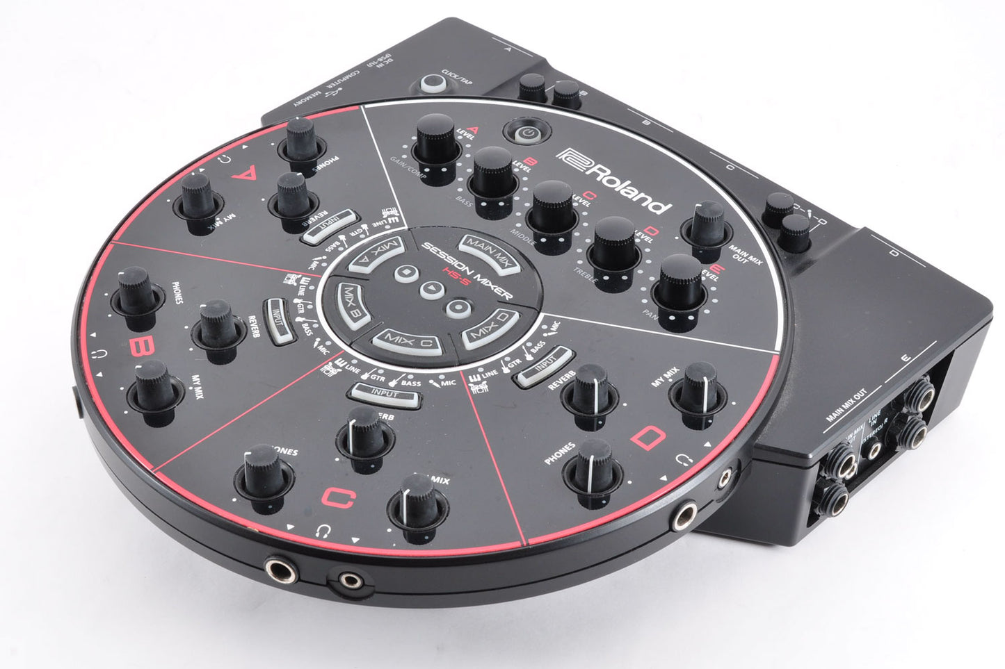 Roland HS-5 Session Mixer w/Original Box Adapter Used From Japan #Z6E0100