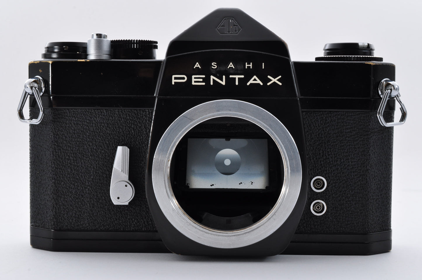 Pentax SL Black 35mm SLR Film Camera Super Takumar 55mm f1.8 From Japan #3040327