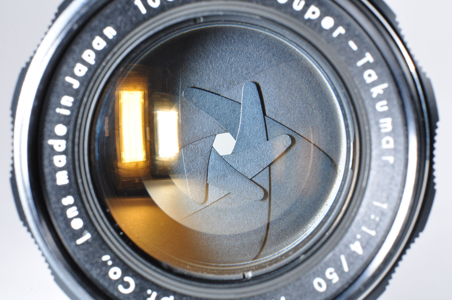 8 element early Maintained PENTAX SUPER TAKUMAR 50mm F1.4 Prime Lens From Japan #1063846