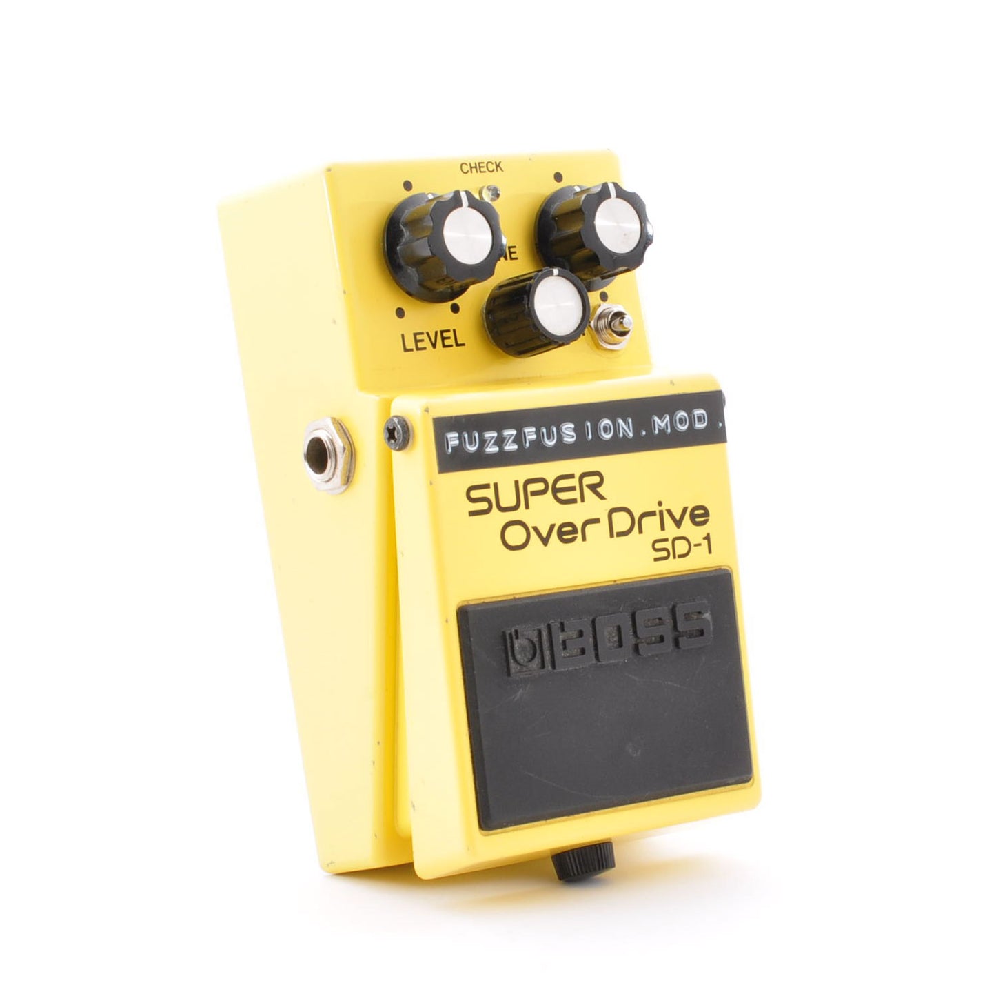 Boss SD-1 Modified FuzzFusion SuperOverdrive Clipping 1N34A&LED3mm Used From Japan #OP64373