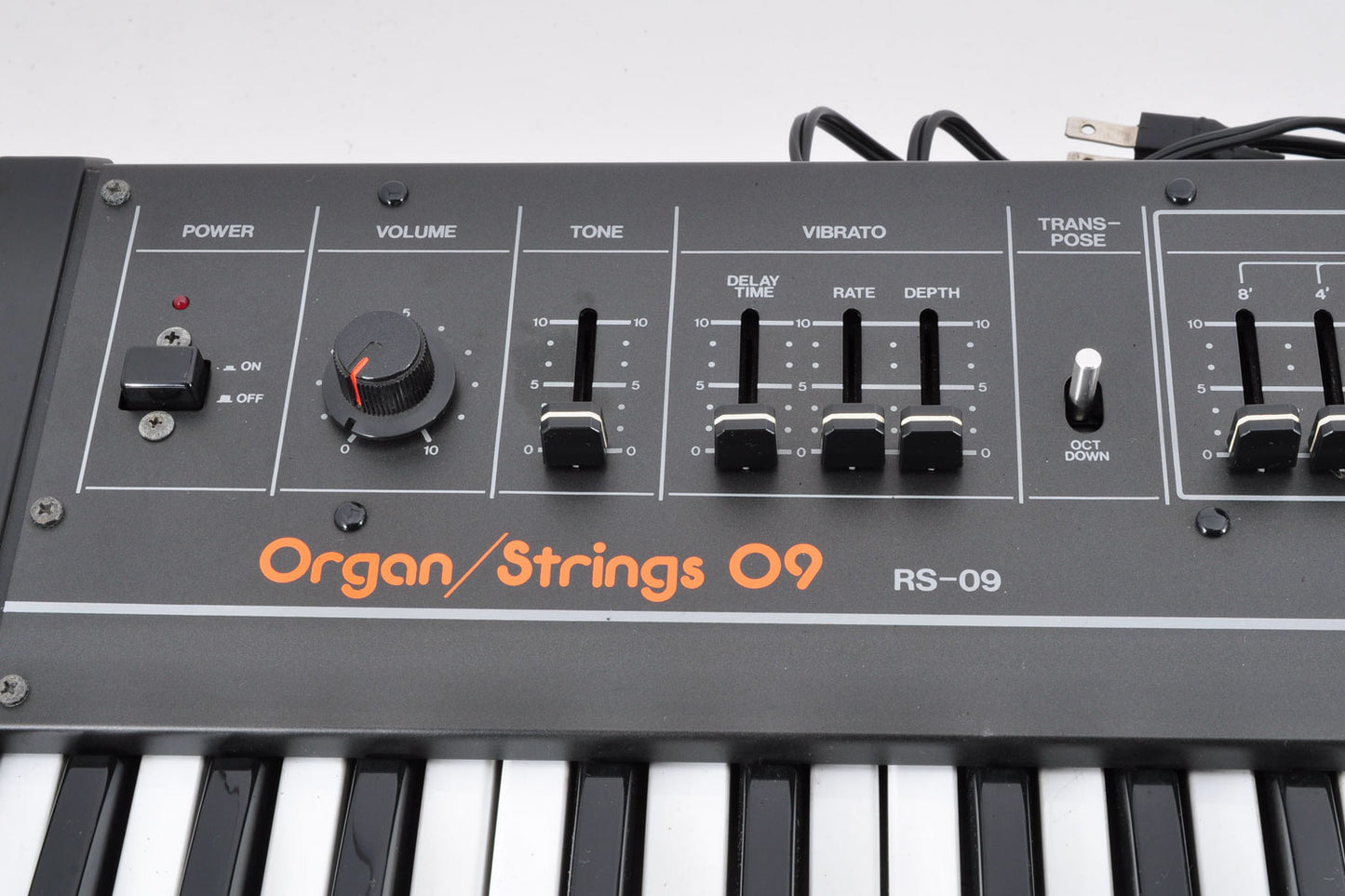 Roland RS-09 Organ Strings Good Condition Analog Keyboard Synthesizer w/Hardcase Used From Japan #998843