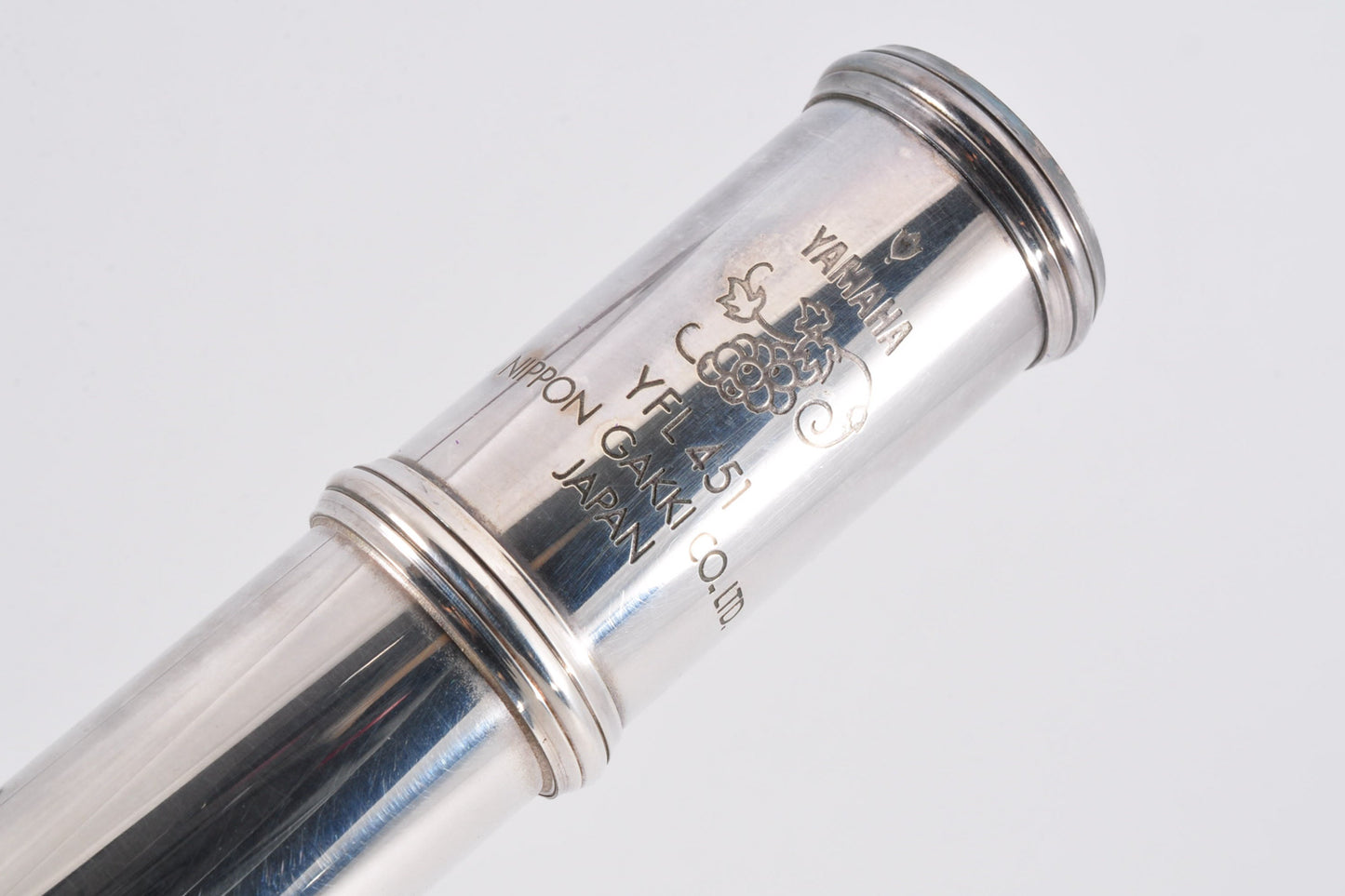Yamaha YFL-451 Flute Silver w/Case Made In Japan Used From Japan #002613