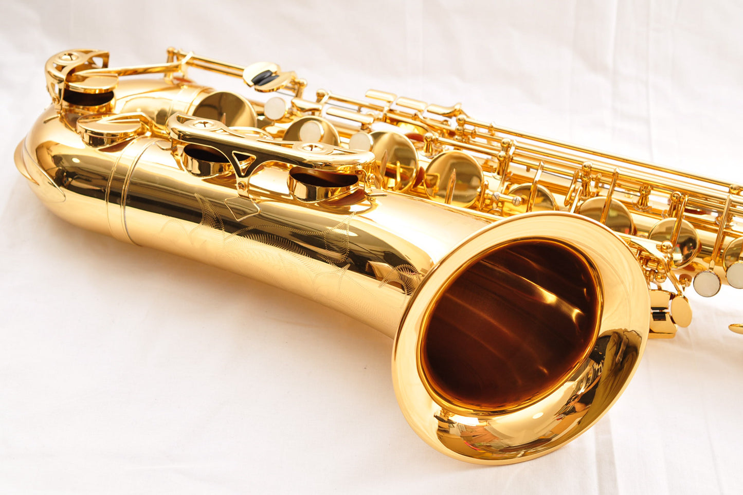 Yamaha YTS-480 Tenor Saxophone Gold Lacquer w/Case Mouthpiece Made In Indonesia Used From Japan #N33244