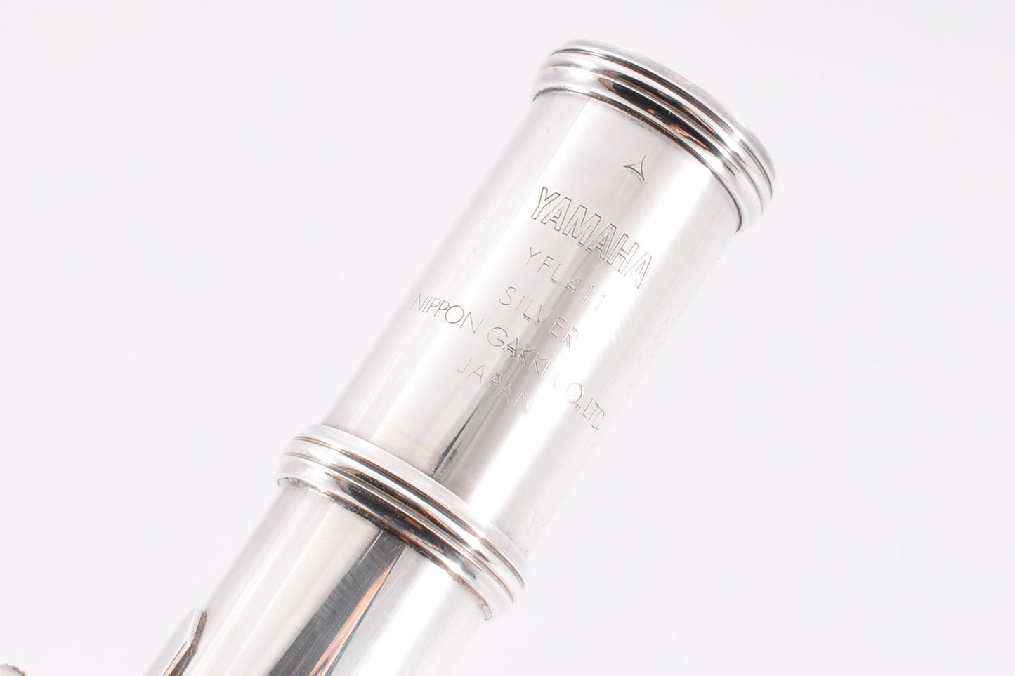 Yamaha YFL-411 Flute Silver Made in Japan Used w/Case JAPAN Used From Japan #12462