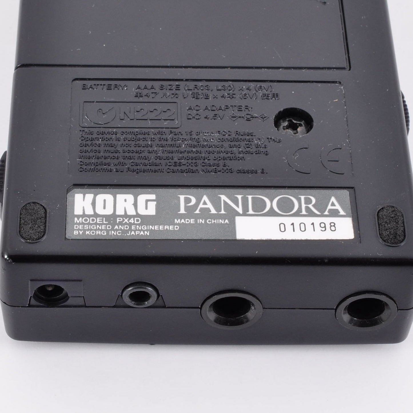 Korg Pandora PX4D Guitar Multi Effects Processor w/Adapter Used From Japan #10198