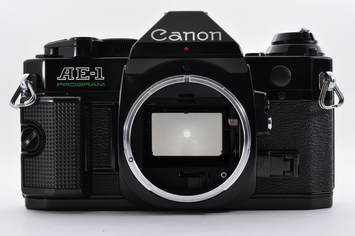 Canon AE-1 Program Black 35mm SLR Camera New FD 50mm F1.4 Maintained From Japan #1099884