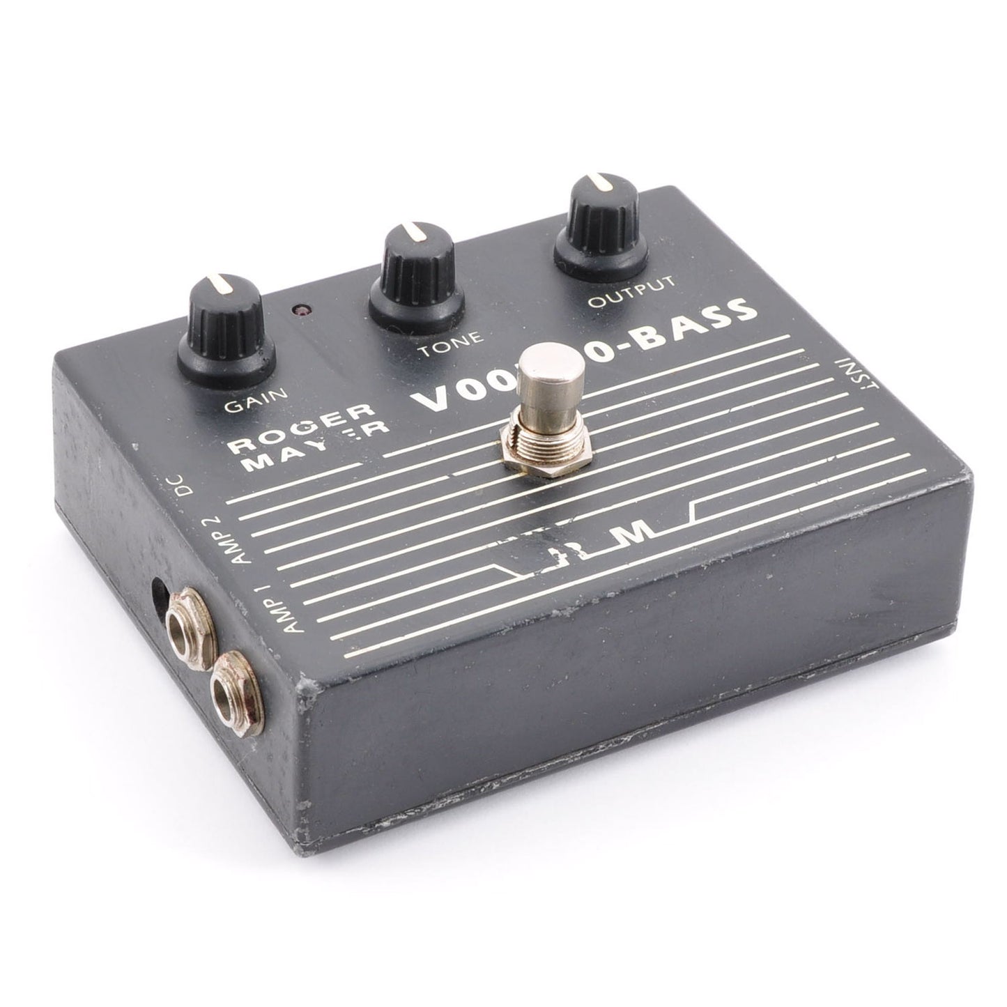 Roger Mayer Voodoo Bass Distortion Active Splitter LM308N Effect Pedal Used From Japan