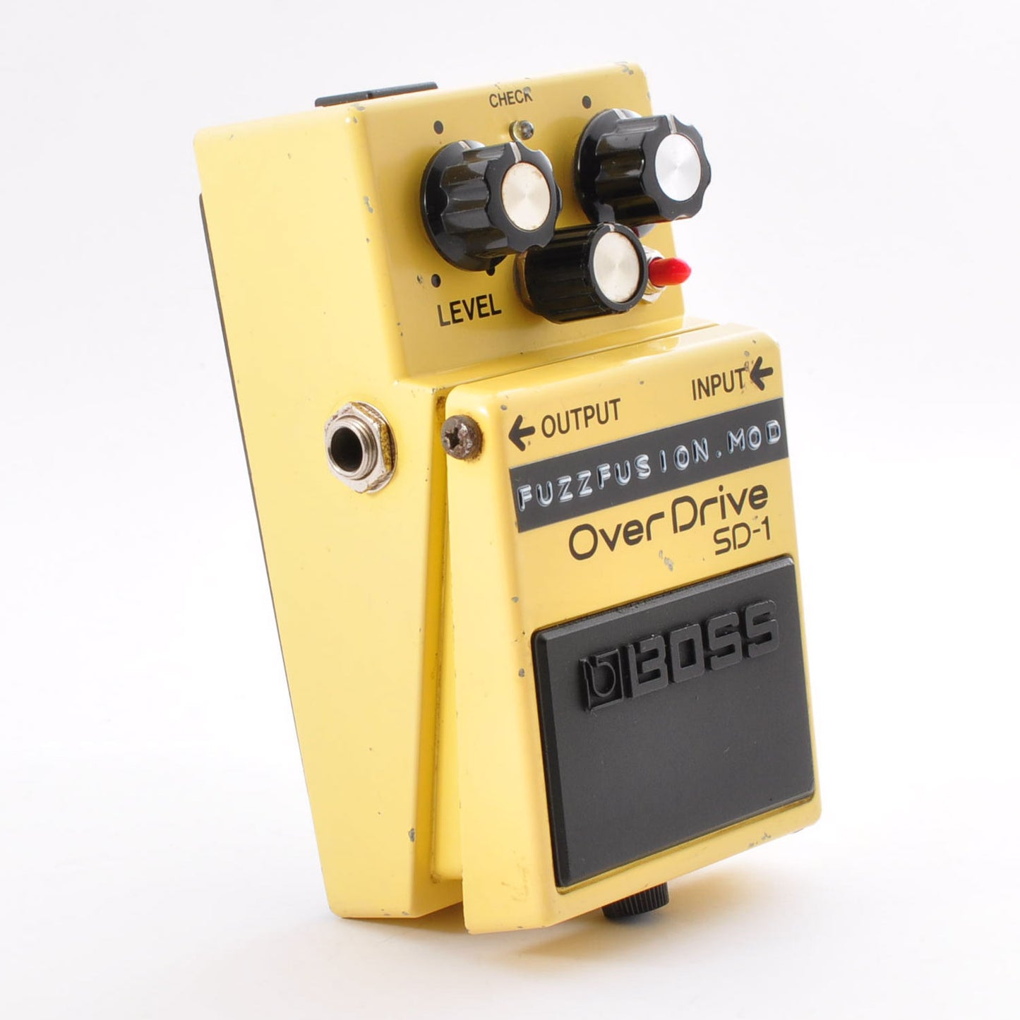 Boss SD-1 Modified FuzzFusion SuperOverdrive Clipping 1N34A&LED3mm Used From Japan #JJ79777