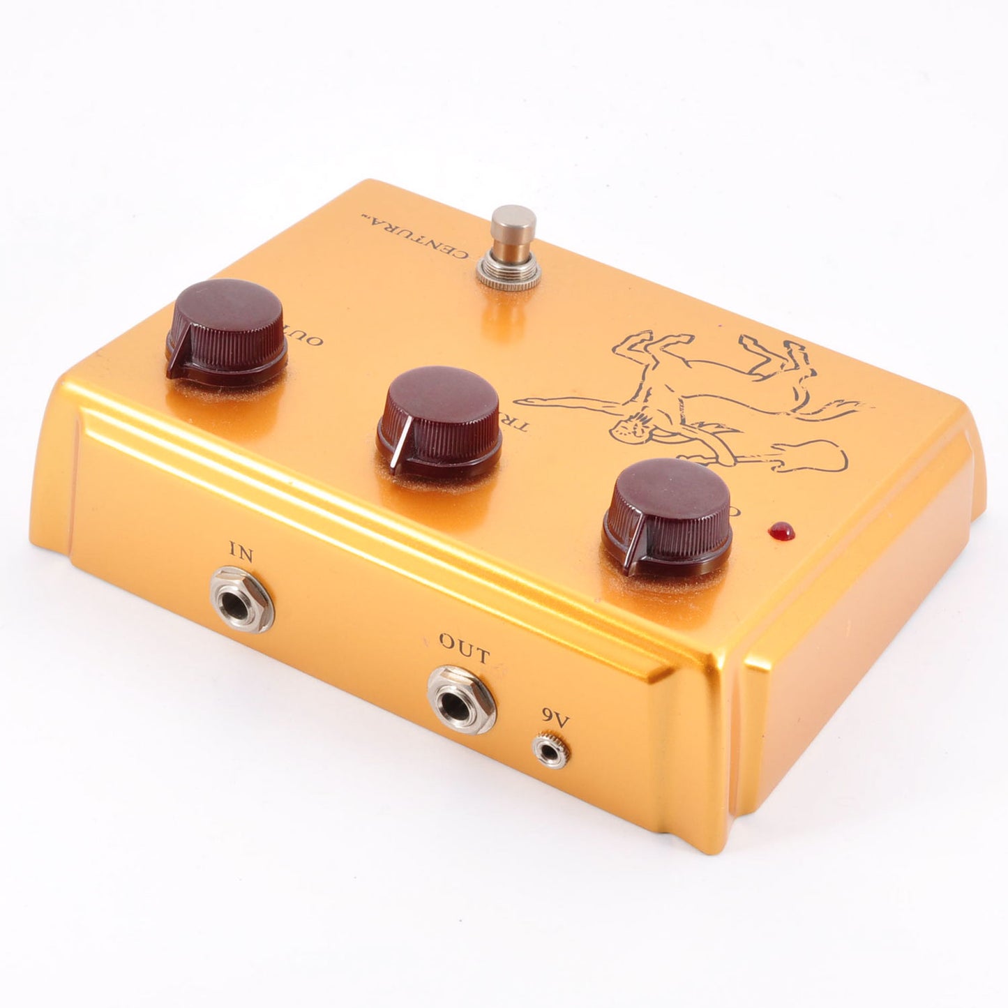 Ceriatone Centura Matte Gold Overdrive Guitar Effects Pedal w/Box Used From Japan #3279