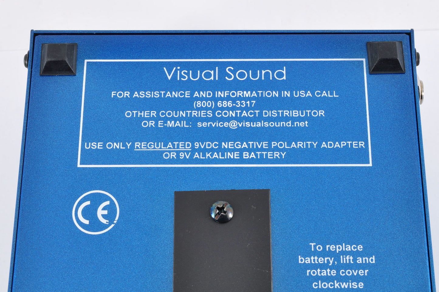 Visual Sound H2O Liquid Chorus & Echo Delay Stereo w/Box Guitar Effect Pedal Used From Japan