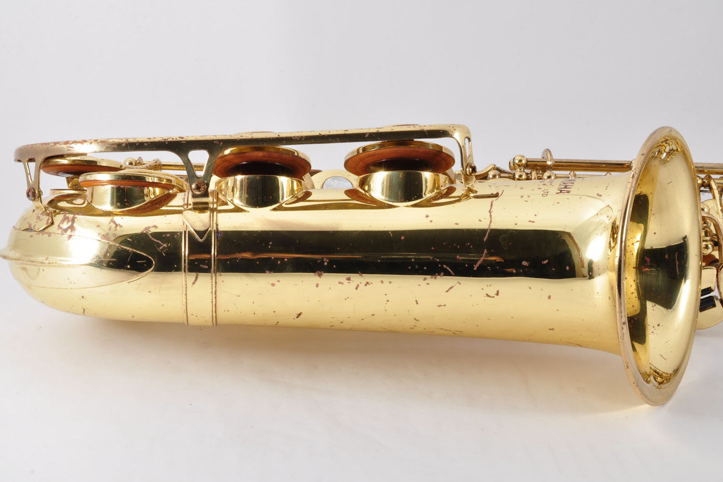 Yamaha YAS-32 Alto Saxophone Purple Logo Made In Japan Eb Key Used From Japan #015010