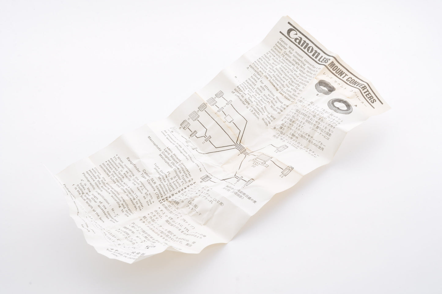 Canon Lens Mount Converter B w/Box Canon FL/FD Lens to L39 Rangefinder Adapter