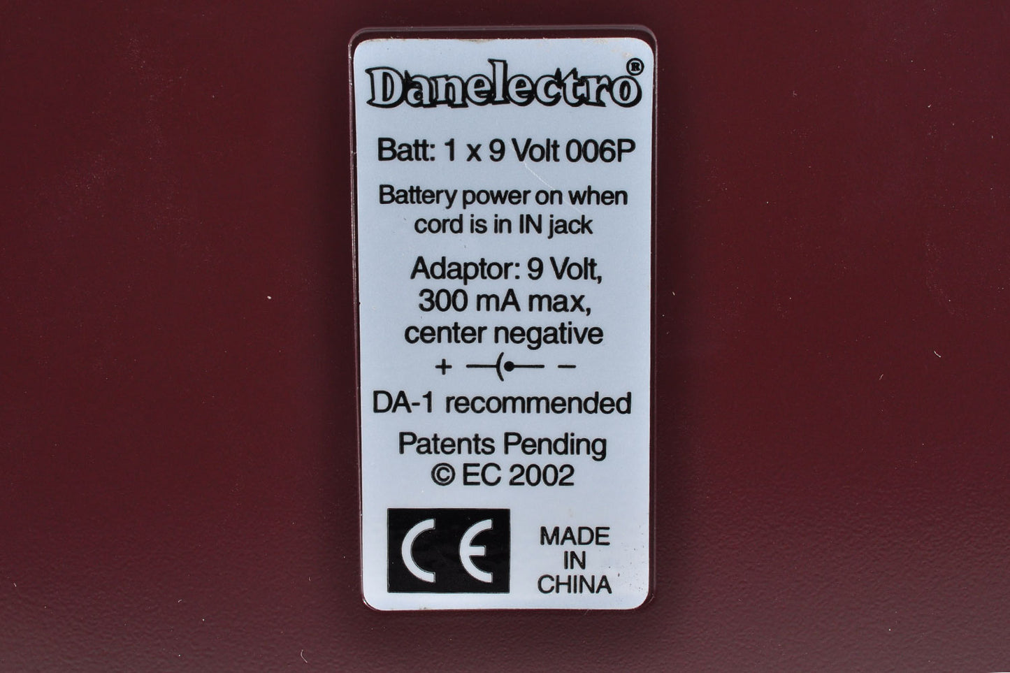 Danelectro Reel Echo DTE-1 Tape Echo w/OriginalBox Guitar Effect Pedal Openbox From Japan #6030155724