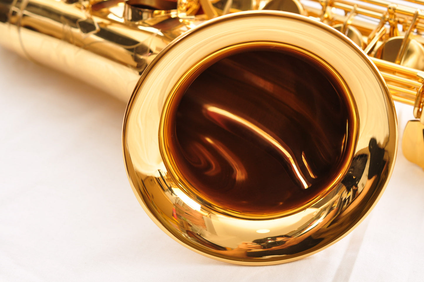 Yamaha YTS-480 Tenor Saxophone Gold Lacquer w/Case Mouthpiece Made In Indonesia Used From Japan #N33244