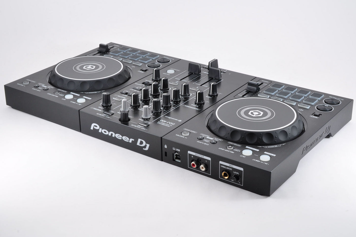 Pioneer DDJ-400 DJ Controller 2ch Channel Rekordbox w/Original Box DustCover USBcable Made In Malaysia 2019 Used From Japan #SLMP175087NN