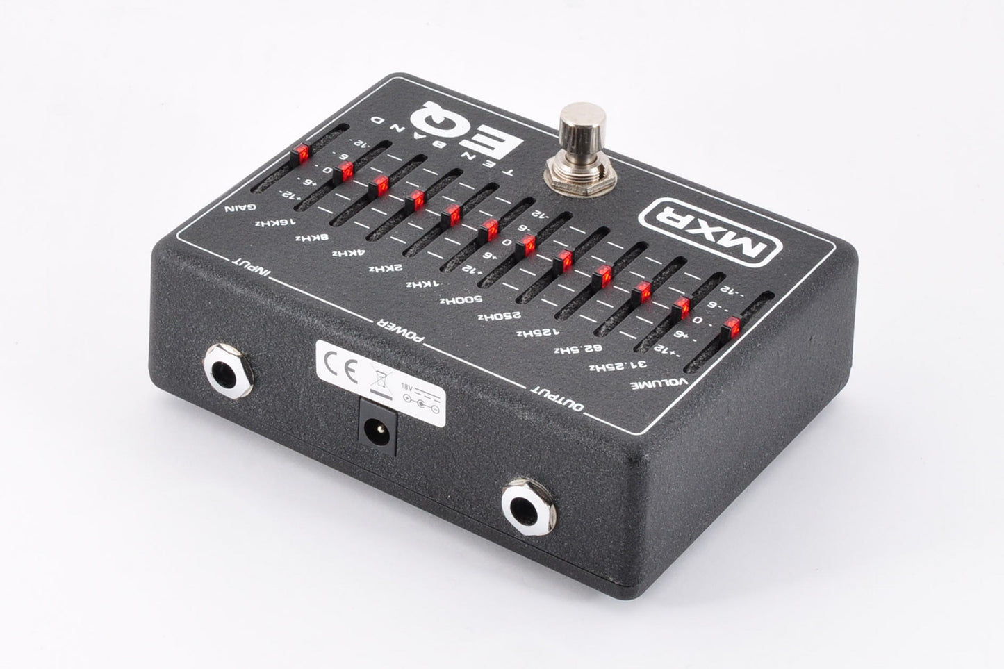 Mxr M108M 10 Band EQ Equalizer Guitar Effects Pedal w/18v Adapter Used From Japan