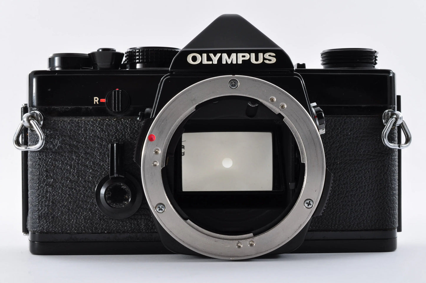 Olympus OM-1 Black 35mm SLR Film Camera F.ZUIKO AUTO-S 50mm F1.8 Near mint From Japan #804370