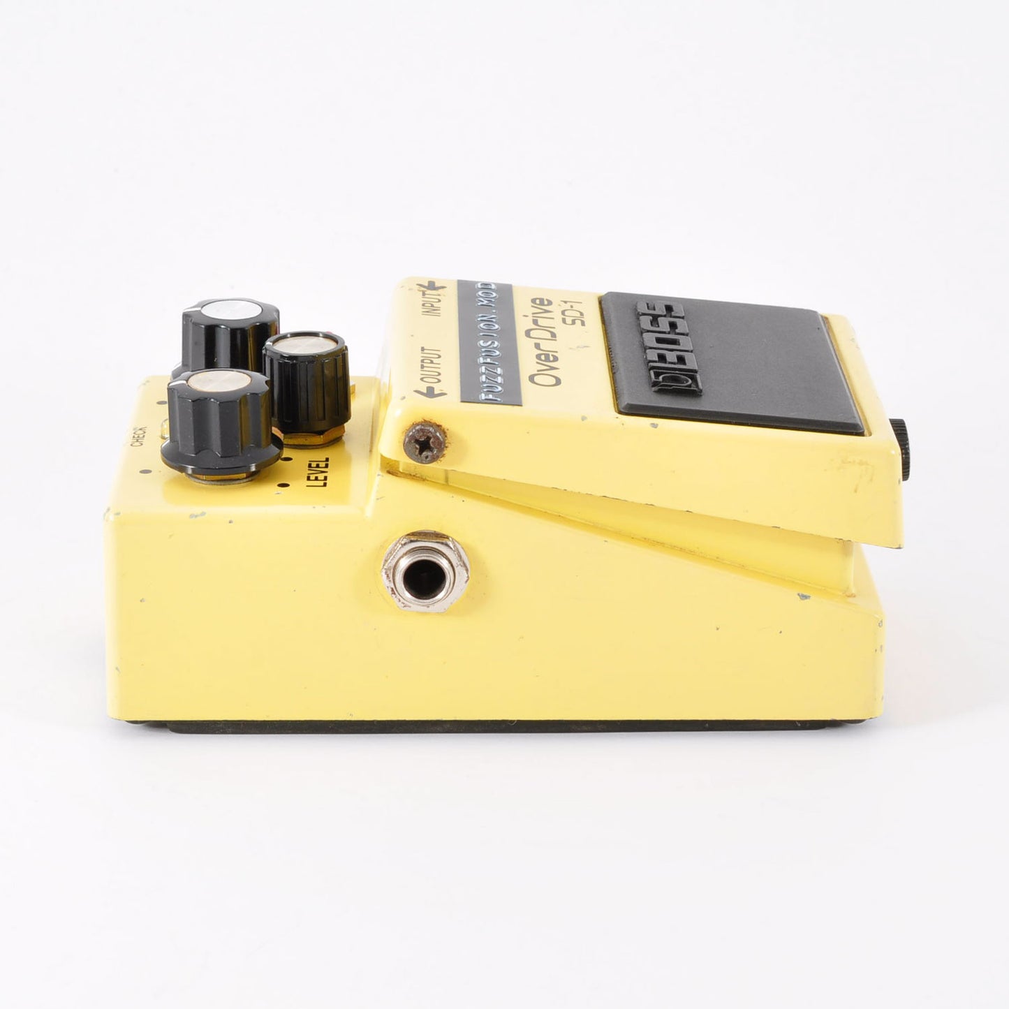 Boss SD-1 Modified FuzzFusion SuperOverdrive Clipping 1N34A&LED3mm Used From Japan #JJ79777