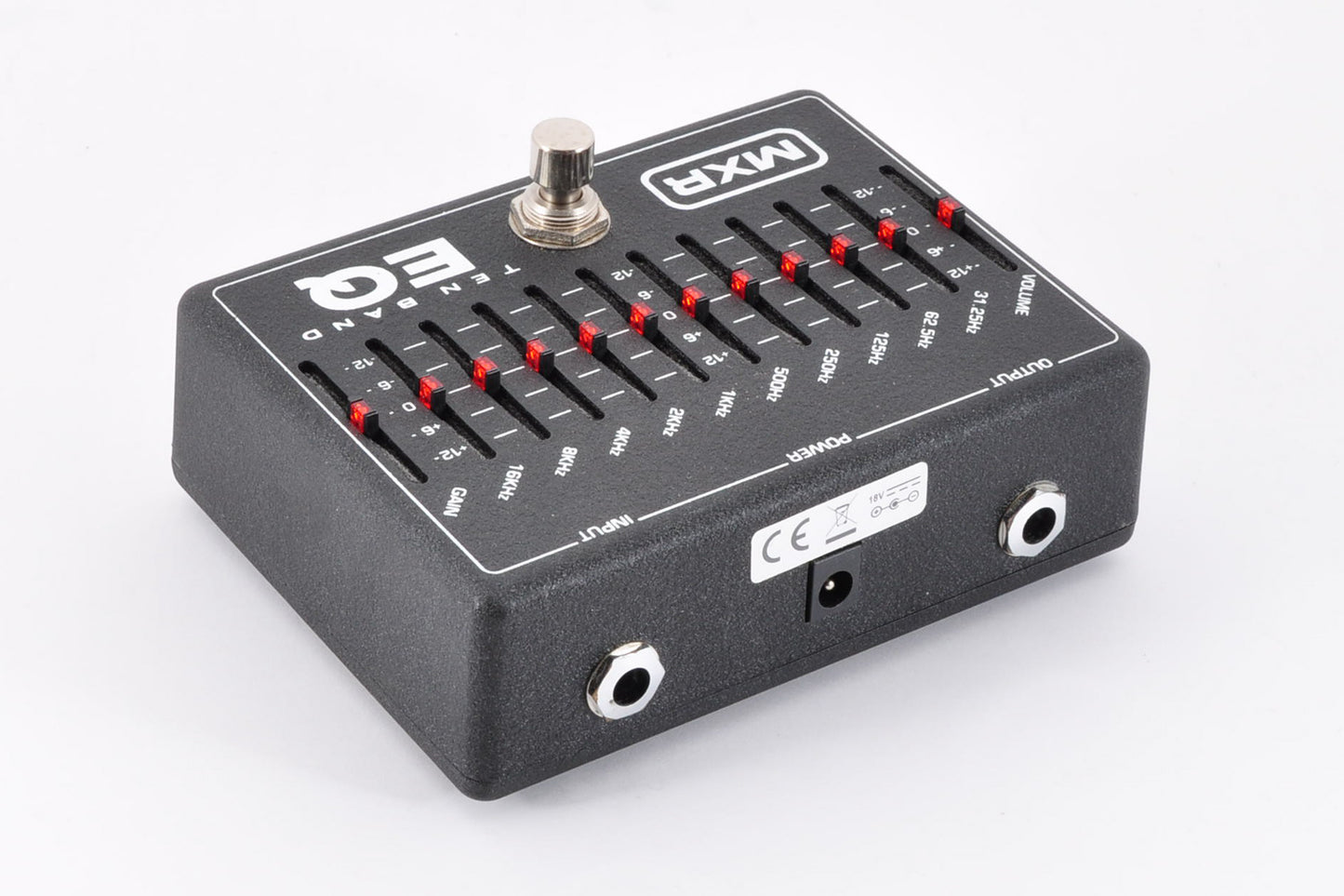 Mxr M108M 10 Band EQ Equalizer Guitar Effects Pedal w/18v Adapter Used From Japan