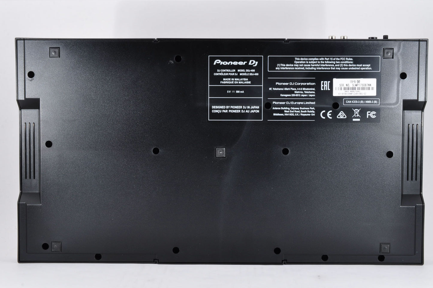 Pioneer DDJ-400 DJ Controller 2ch Channel Rekordbox w/Original Box DustCover USBcable Made In Malaysia 2019 Used From Japan #SLMP175087NN