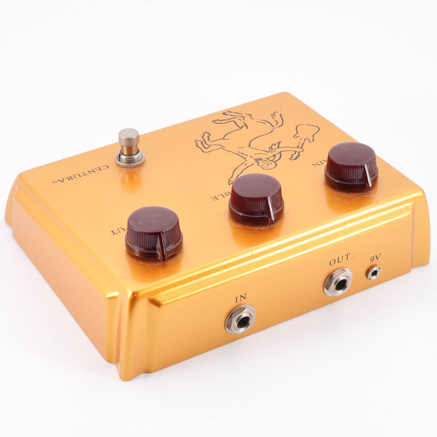 Ceriatone Centura Matte Gold Overdrive Guitar Effects Pedal w/Box Used From Japan #3279