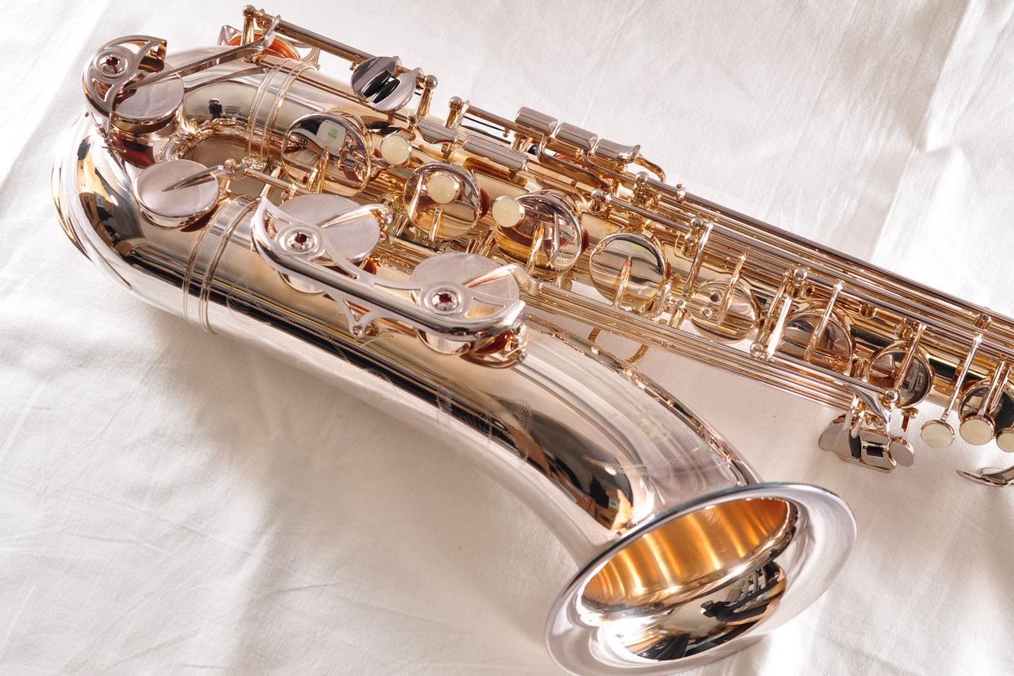 Yamaha YTS-62S Tenor Saxophone Silver Professional IV Made In Japan Rare w/Case Used From Japan #E39156