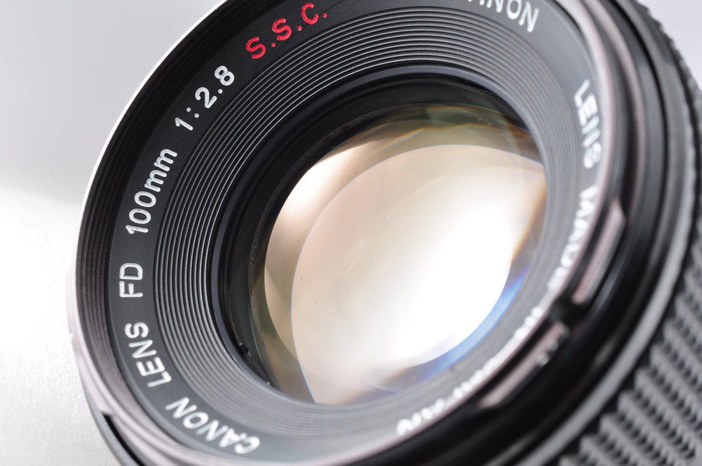 Canon FD 100mm f2.8 S.S.C. SSC Maintained MF Telephoto Prime Lens From Japan #89852