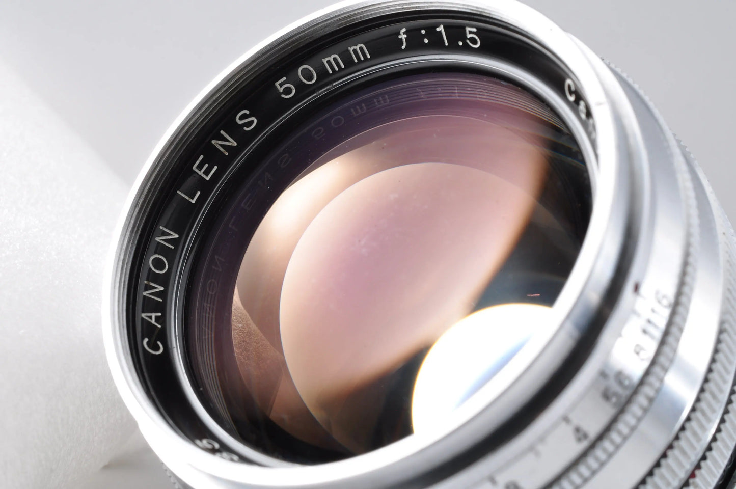 Canon 50mm f/1.5 Lens LTM L39 Leica Rangefinder Screw Mount From Japan #14385
