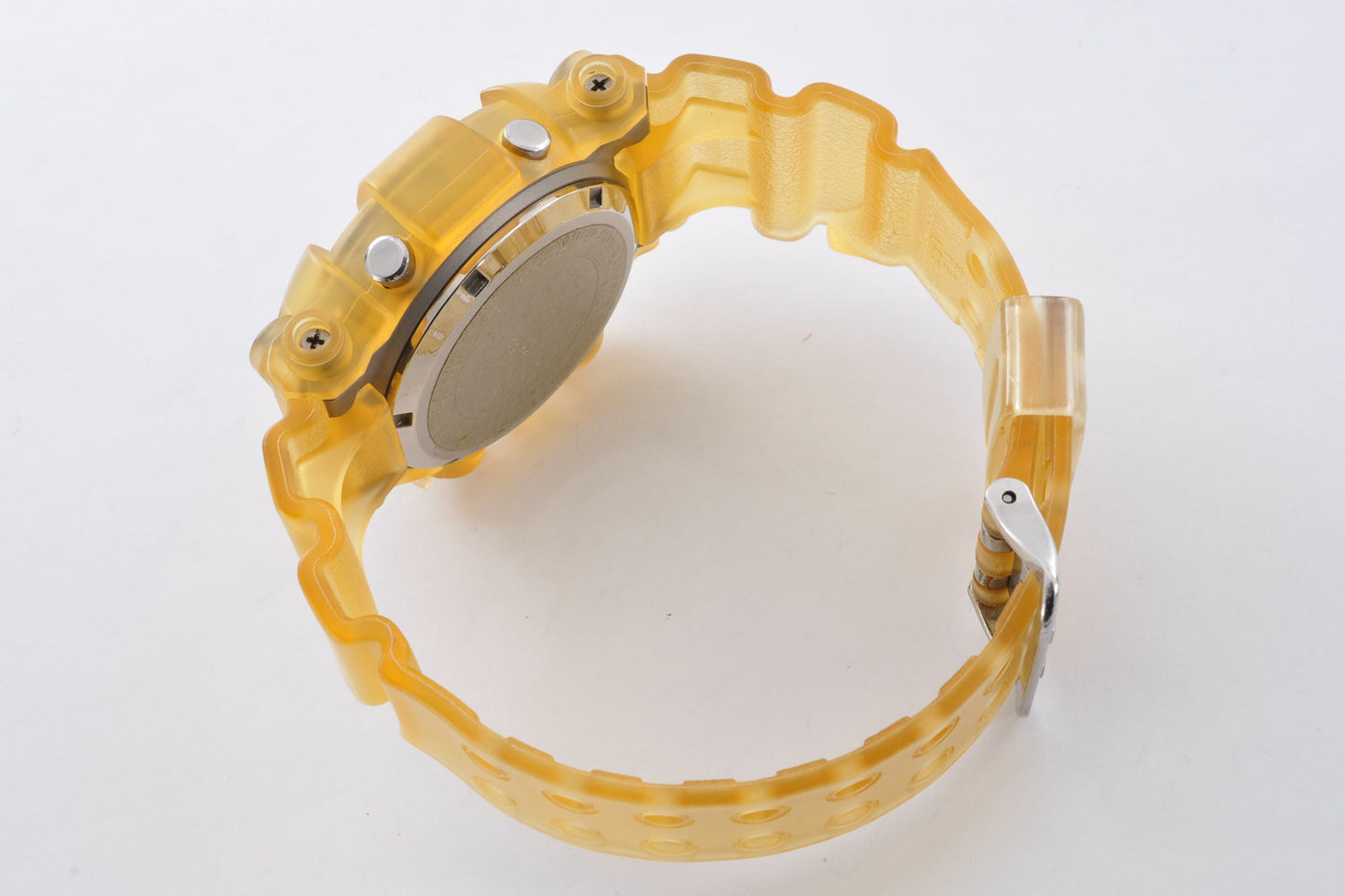 Casio G-Shock DW-8201WC-7T Frogman Yellow Titanium Digital Watch 1294 Used From Japan