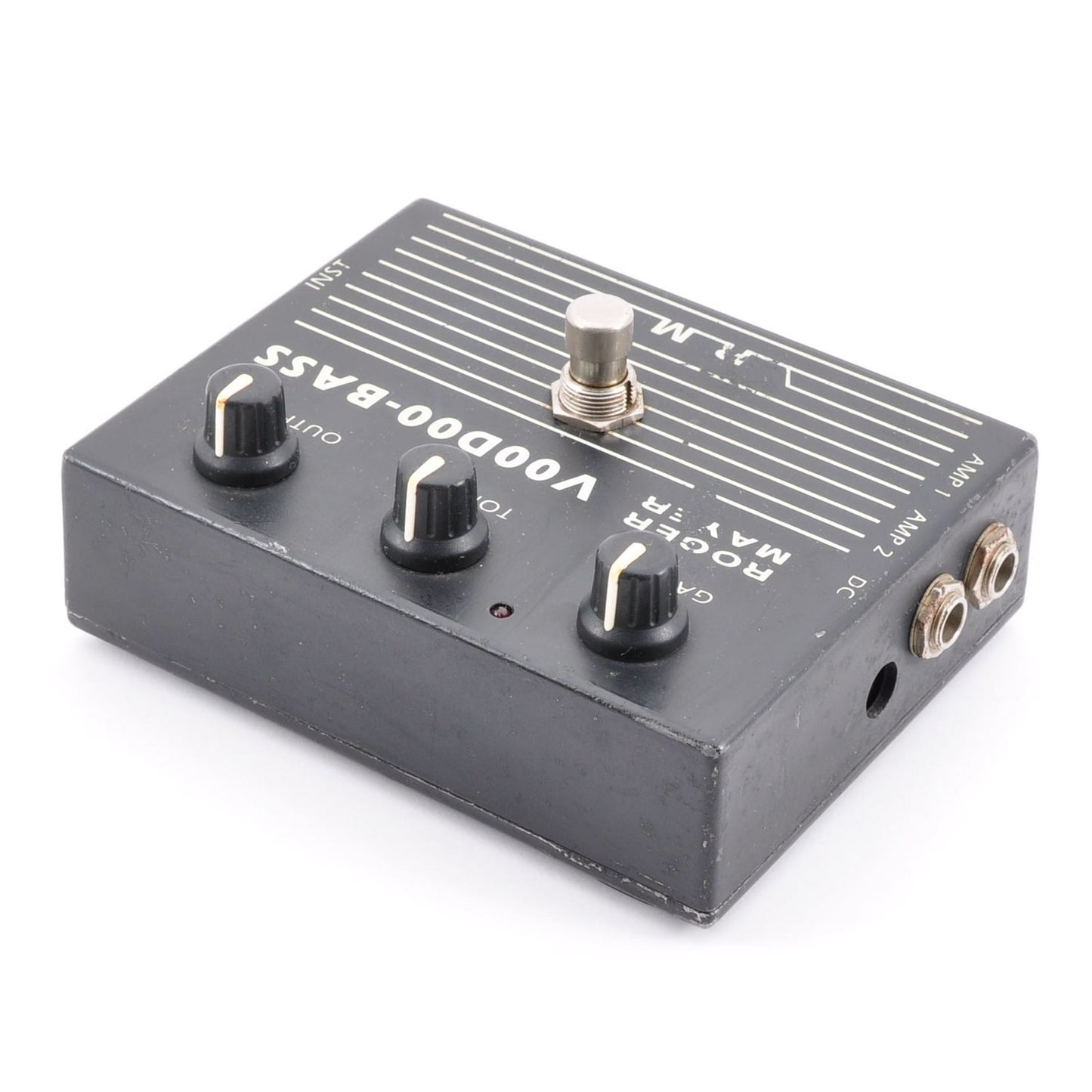 Roger Mayer Voodoo Bass Distortion Active Splitter LM308N Effect Pedal Used From Japan