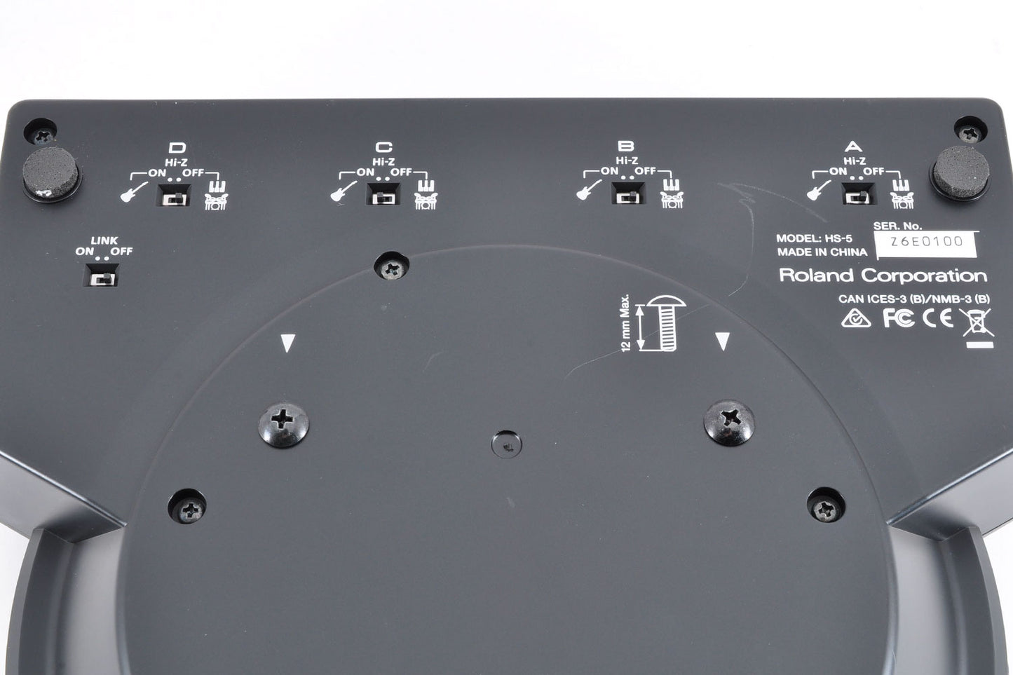 Roland HS-5 Session Mixer w/Original Box Adapter Used From Japan #Z6E0100