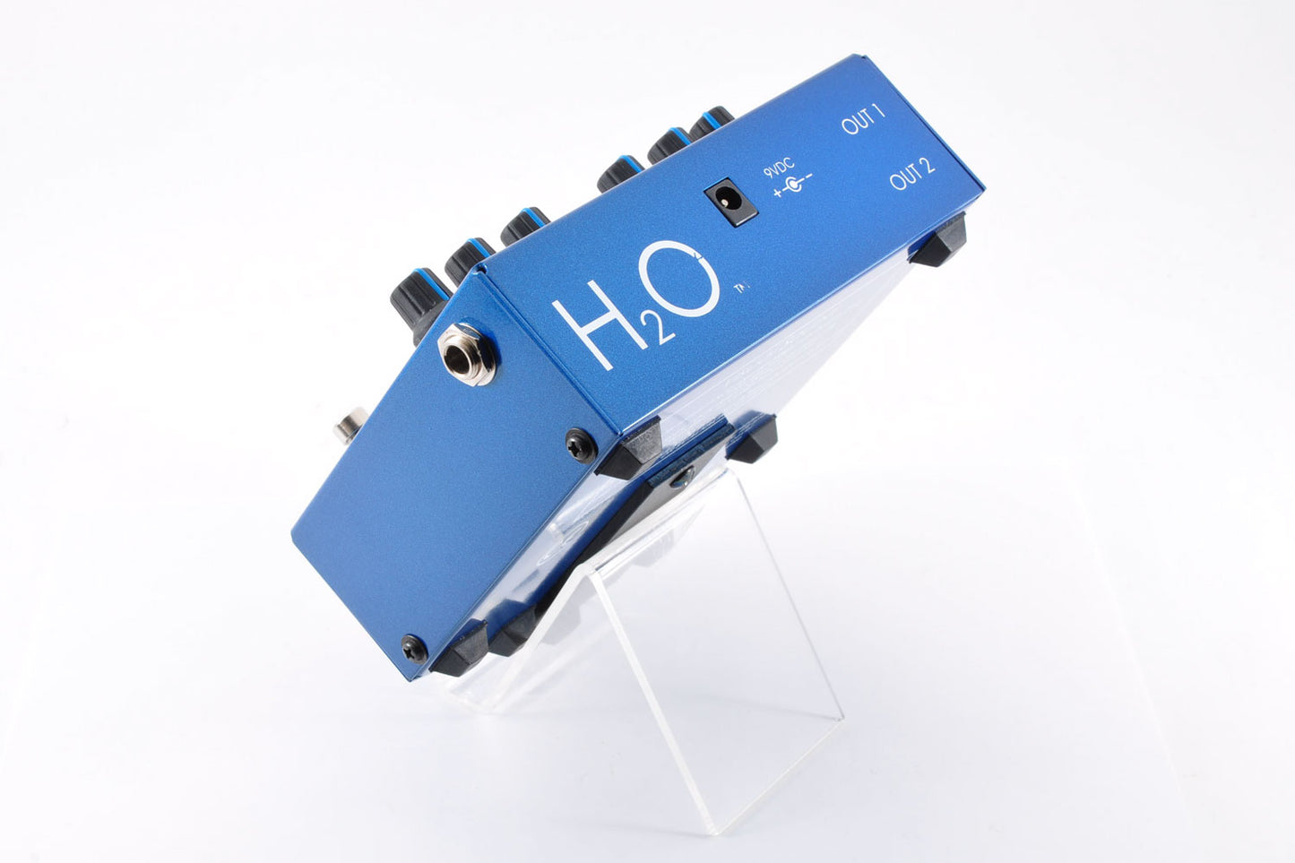 Visual Sound H2O Liquid Chorus & Echo Delay Stereo w/Box Guitar Effect Pedal Used From Japan
