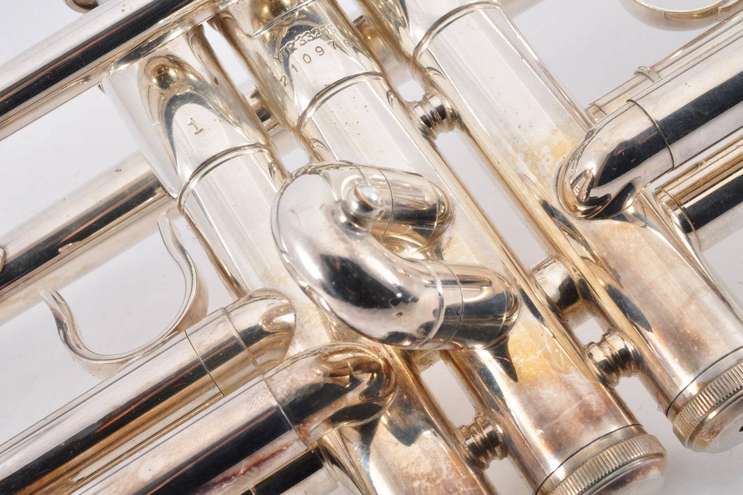 Yamaha YTR-3325S Trumpet Silver w/Hardcase Key Bb Standard Made In Japan Used From Japan #210976