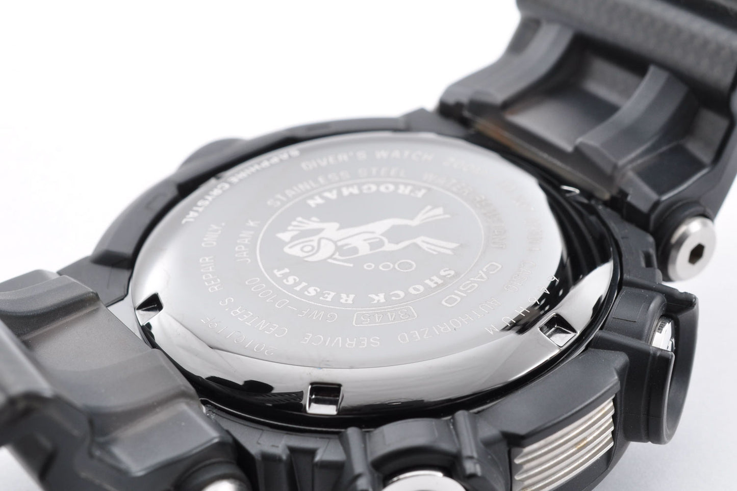 CASIO G-SHOCK GWF-D1000-1JF Master of G FROGMAN Triple Sensor 3445 Used From Japan
