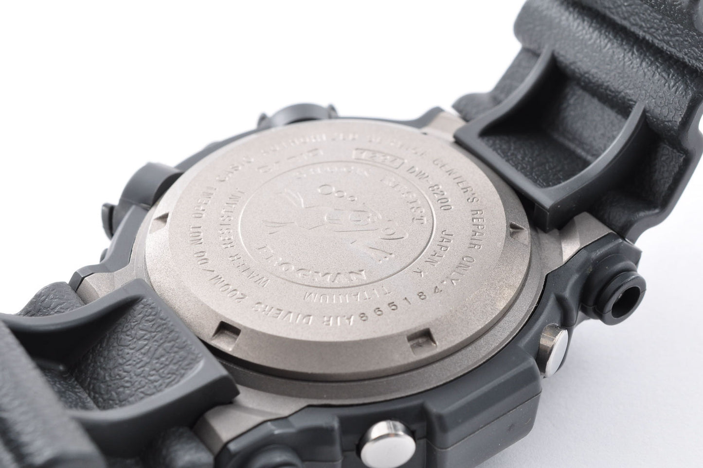 Casio G-Shock DW-8200-1A FROGMAN Black Quartz Men's Watch 1294 Used From Japan
