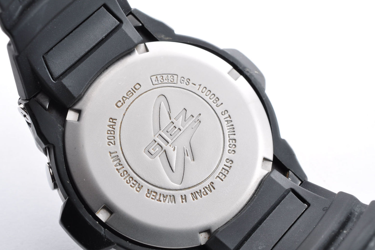 Casio G-Shock GS-1000BJ Giez Black Tough Solar Mens Watch 4343 Used From Japan
