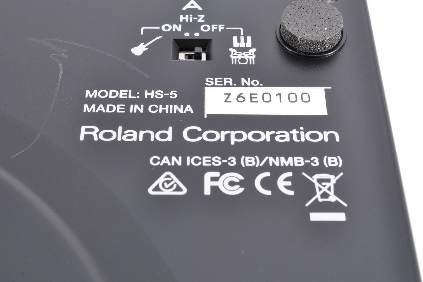 Roland HS-5 Session Mixer w/Original Box Adapter Used From Japan #Z6E0100