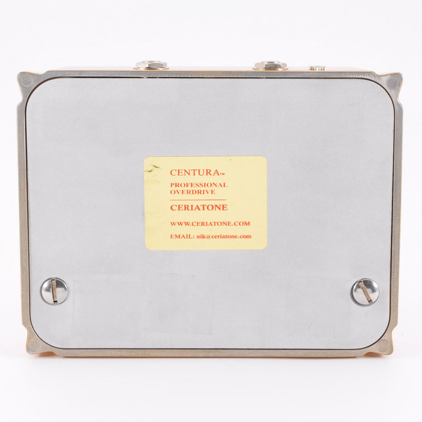 Ceriatone Centura Matte Gold Overdrive Guitar Effects Pedal w/Box Used From Japan #3279