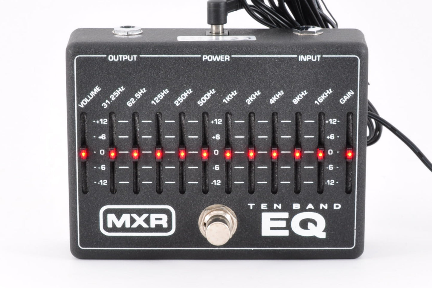 Mxr M108M 10 Band EQ Equalizer Guitar Effects Pedal w/18v Adapter Used From Japan